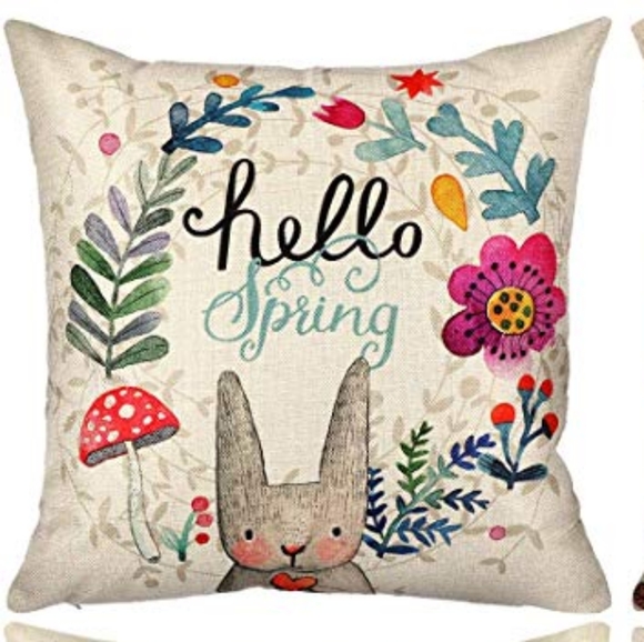 Other - ⭐NEW⭐ - 🐇💐 Easter/Spring Pillow - 18X18